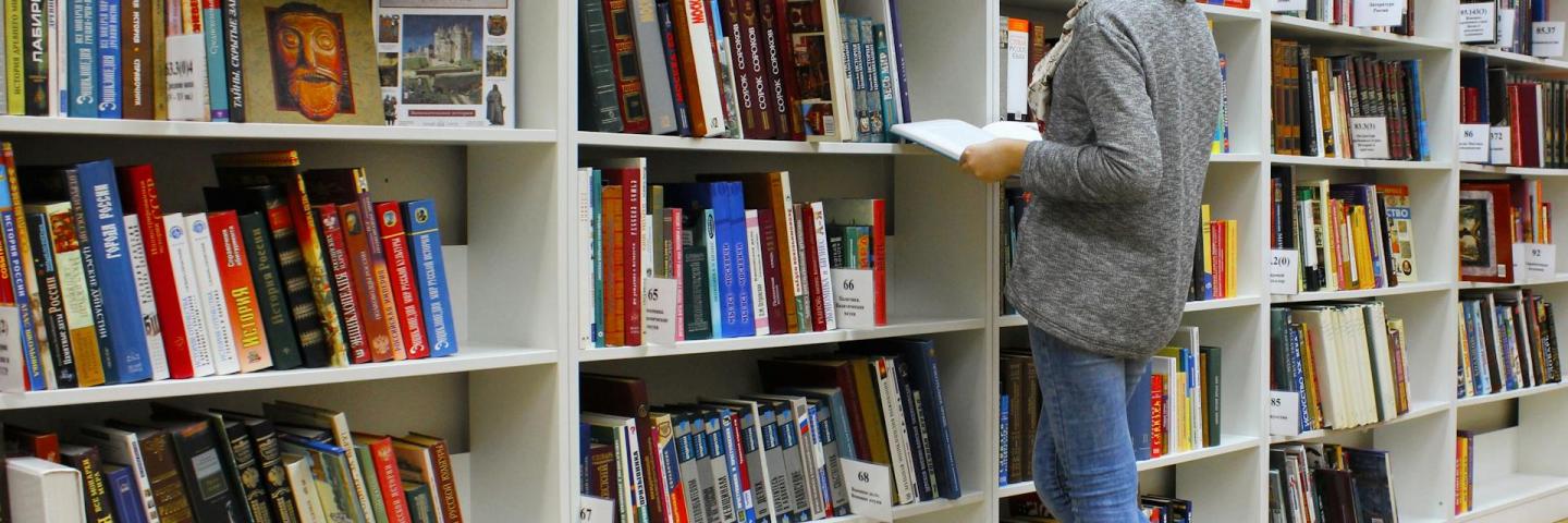 Bücher auf dem Abstellgleis